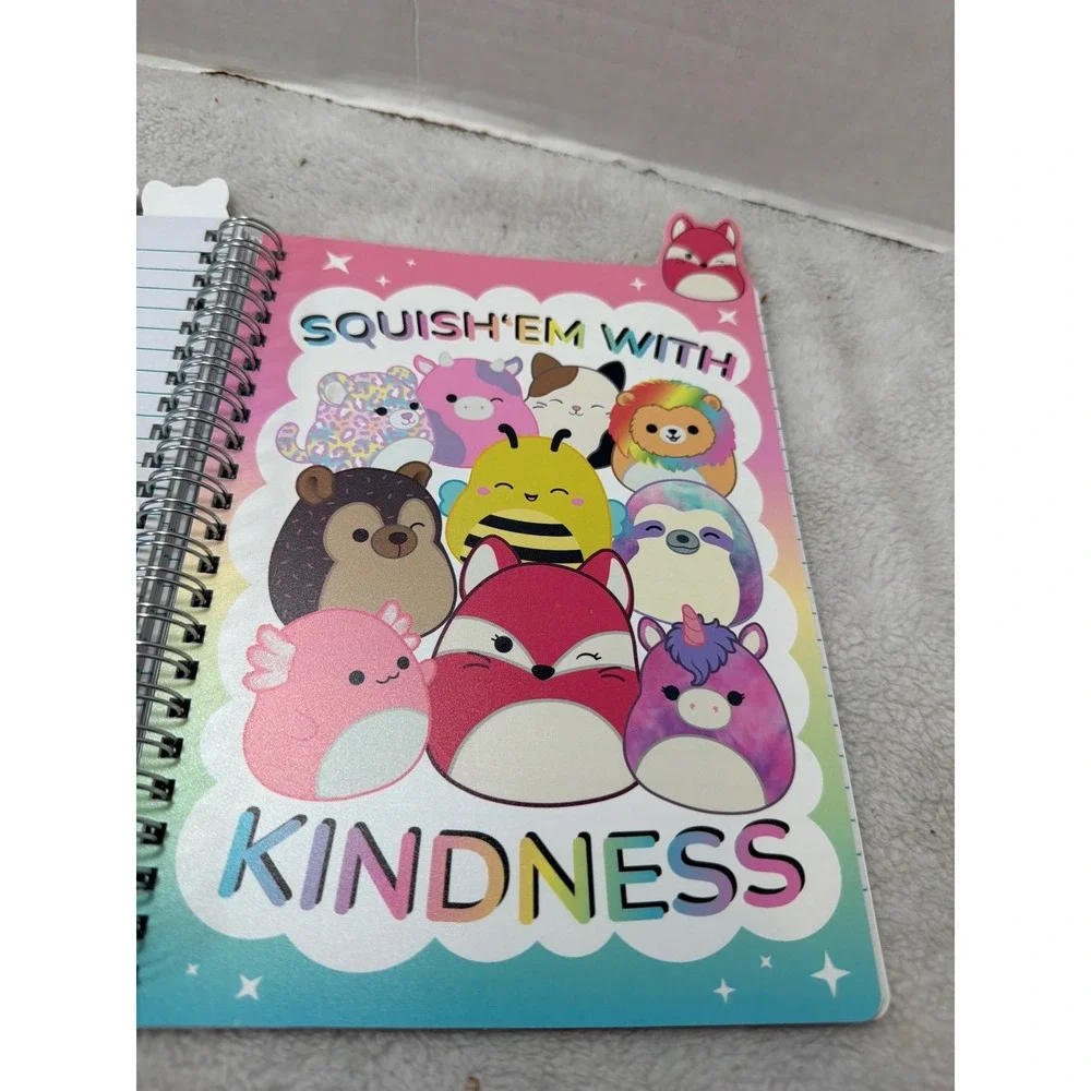 NEW Squishmallows Journal Spiral Notebook Character Dividers